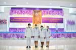 วางพานพุ่ม และจุดเทียนถวายพระพรชัยมงคล กิจกรรมเฉลิมพระเกียรต